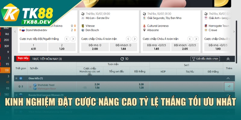Một số kinh nghiệm hay để thắng lớn khi đặt cược