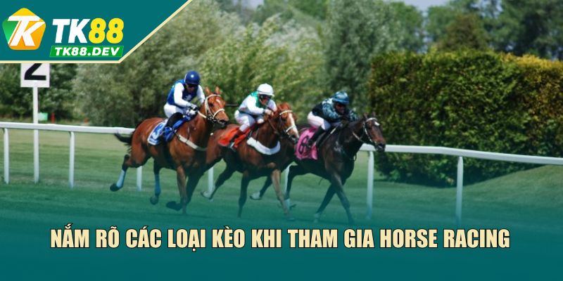 Nắm rõ các loại kèo khi tham gia Horse racing
